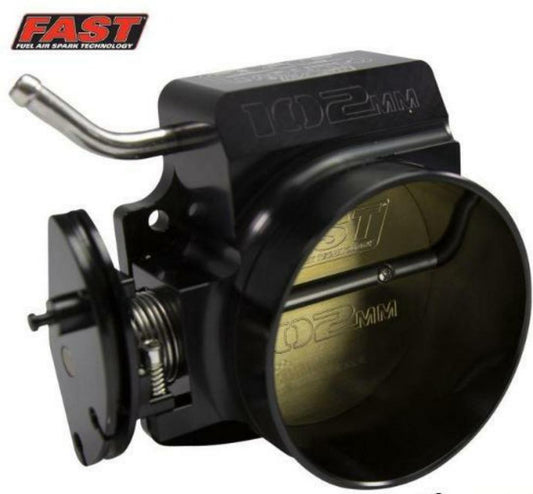 FAST 102MM BIG MOUTH THROTTLE BODY WITHOUT TPS OR IAC - BLACK