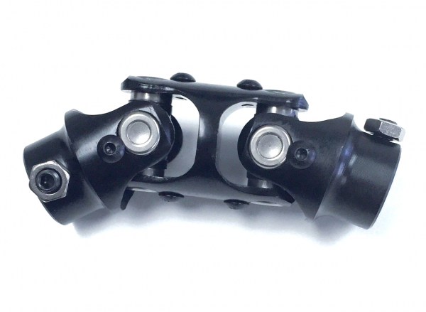 RHUJ-002 Double steering universal joint 1" DD to 3/4" DD - engineer approved - black