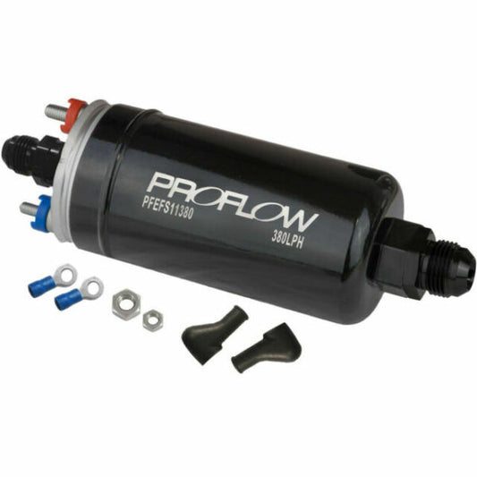 PFEFS11380 Proflow Fuel Pump, Bosch Style 044, Electric, 380 LPH, 5 Bar, 1000HP, External, Universal