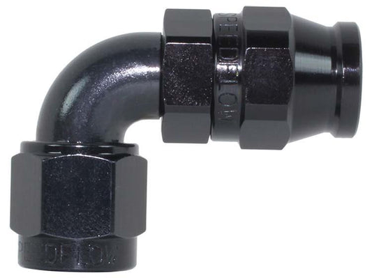 203-12-BLK -12 90 degree hose end - alloy