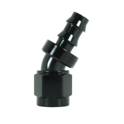 407-10-BLK -10 30 degree hose end